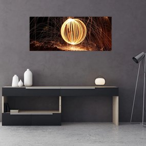 Tablou - Desenat de lumină (120x50 cm)
