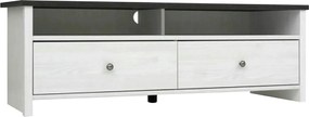 Comoda TV PORTO, alb, PAL, 159x45x44 cm