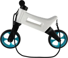 Funny Wheels - Bicicletă fără pedale 2 în 1 RIDER SUPER SPORT alb/negru/albastru