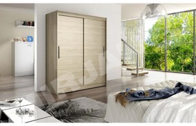 Dulap cu usi glisante Primrose I (stejar sonoma) (fara iluminare). Promo -17%. 1058445