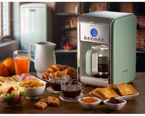 Cafetiera Ariete VINTAGE AMERICANO 1342/04, 960W, 2.1 L, Timer, Programare, Pauza, Sistem anti-picurare, Verde