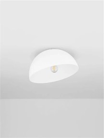 Lustra aplicata design decorativ GEA alb D-29cm