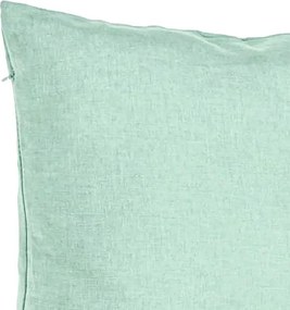 Perna Decorativa, Model Florale, 40x40 cm, Verde Menta, Husa Detasabila, Perna Inclusa, BEKZ®