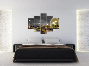 Tablou carusel în amurg (150x105 cm)