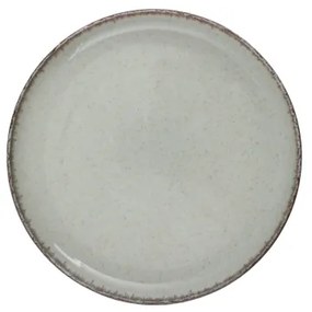 Set de veselă, 18 piese, din porțelan, verde