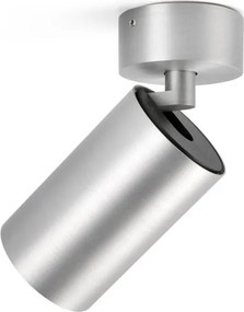 Aplica perete sau tavan cu spot directionabil Stan, aluminiu/negru