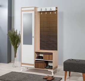 Set mobilier pentru hol Inuk 220 (Stejar sonoma). 1072006
