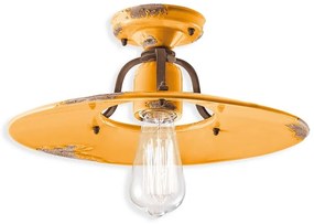 Plafoniera design retro realizata manual din ceramica COUNTRY, 40cm
