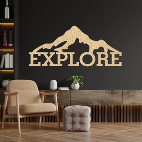 SENTOP | Imagine din lemn sculptat a unui munte - EXPLORA