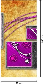 Fototapet pentru ușă - Abstract (95x205cm)