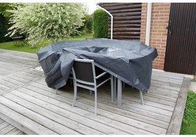 403685 Nature Husă mobilier de grădină pentru mese rotunde, 325x325x90 cm