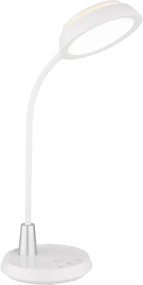 Globo 58496W - Lampă de birou tactilă LED reglabilă KIRK LED/12W/230V albă
