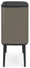 Coș Brabantia Bo Touch 651113, 11+23 l, Deschidere lină și silențioasă, Deschidere mare, Gri