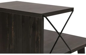 Noptieră CROSS 55x50 cm maro