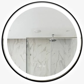 Oglinda led, Rotunda, 70cm, Esn10.1, lumina calda -rece