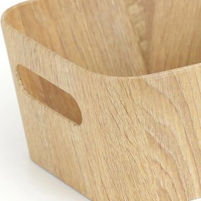 Set de 2 coșuri de depozitare Kitchisimo 26 × 18 ×11 cm, natur, S