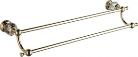 Mexen Estela cuier dublu pentru prosoape, auriu - 7011525-50