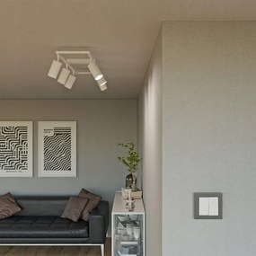 Plafonieră cu spoturi 6xGU10/30W/230V alb