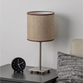 Brilagi - Lampă de masă LED NUBILA 1xE27/60W/230V maro