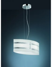 Trio - Lustr NIKOSIA 2xE27/40W/230V argintiu pe cablu