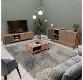 Set mobilier living Settle 2 (nuc + antracit). 1108080