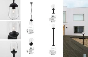 Stalp mic pentru iluminat exterior IP54 OMIKA