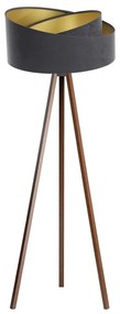 Lampă de podea GALAXY 1xE27/60W/230V gri/wenge