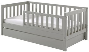 Set TODDLER format în Pat copii pentru copii mici (70 x 140 cm) cu sertar de depozitare.