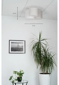 Brilagi - Plafonieră SNAKE 3xE27/15W/230V gri/crem