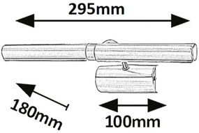 LED Corp de iluminat pentru tablouri PICTURE LIGHT 2xG9/2W/230V Rabalux 3644
