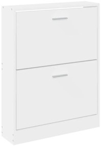 Pantofar, alb, 59x17x81 cm, lemn prelucrat Alb, 59 x 17 x 81 cm, 1