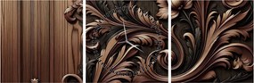 Tablou - Model din lemn (cu ceas) (90x30 cm)