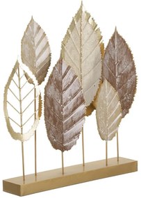 Decoratiune frunze de toamna multicolore din metal, 48,3x7,6x50 cm, Leavy Mauro Ferretti