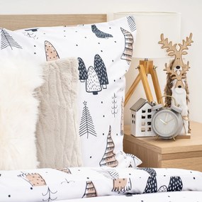 Lenjerie de pat din bumbac 4Home FrugalWinterland, 140 x 220 cm, 70 x 90 cm, 140 x 220 cm, 70 x 90 cm