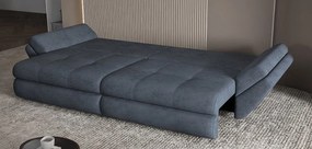 Canapea extensibilă dumonde cu ladă de depozitare si sezut confortabil din spuma high-density, Loana Enjoy Antracit 300x100 cm
