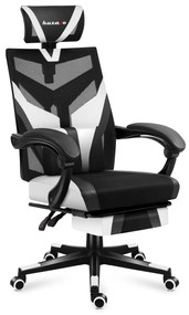 Fotoliu gaming Cruiser 5 (negru + alb). 1087453