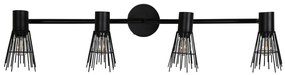 Lampa de perete design PICO, neagra