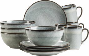 Mäser Set de veselă pentru micul dejun 12 piese SMOKY'S – verde