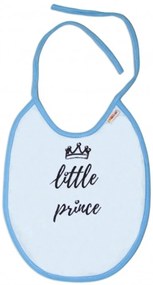 Bavetă impermeabilă Baby Nellys big Micul Print, 24 x 23 cm - Sf. albastru