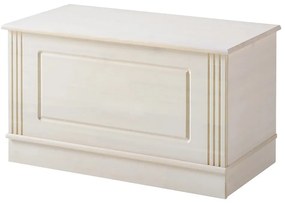 Cufăr alb din lemn de pin 80x45 cm Anita – Støraa