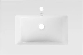 Mexen Atena chiuvetă încorporată în blat 71 x 46 cm, albă - 25017000