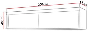Suprastructură dulap Seharat 200 (Alb) . 1104485