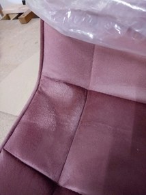 OFERTĂ Scaun de masă SPLIT VELVET, roz II. calitate