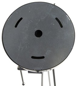 Lampă suspendată din oțel cu abajururi din in alb 35 cm cu 2 lumini - Blitz