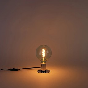 Lampa LED cu filament spirala E27 reglabila G125 albastru 4W 180 lm 1800K