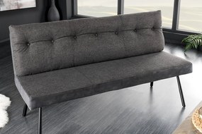 Bancheta moderna BIG GEORGE 160cm antracit