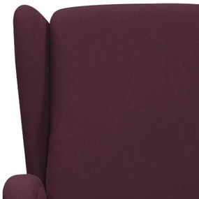 Fotoliu rabatabil, violet, material textil 1, Violet