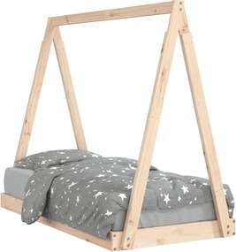 vidaXL Cadru de pat pentru copii, 70x140 cm, lemn masiv de pin
