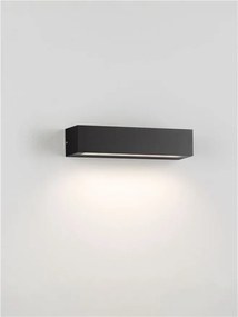 Aplica exterior neagra liniara 22cm IP65 LED CCT PRISMATIC