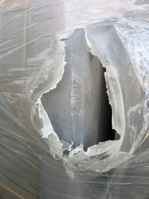 OFERTA Canapea de coltar extensibila ZENOVA gri deschis 220x140 cm, reversibila calitatea II